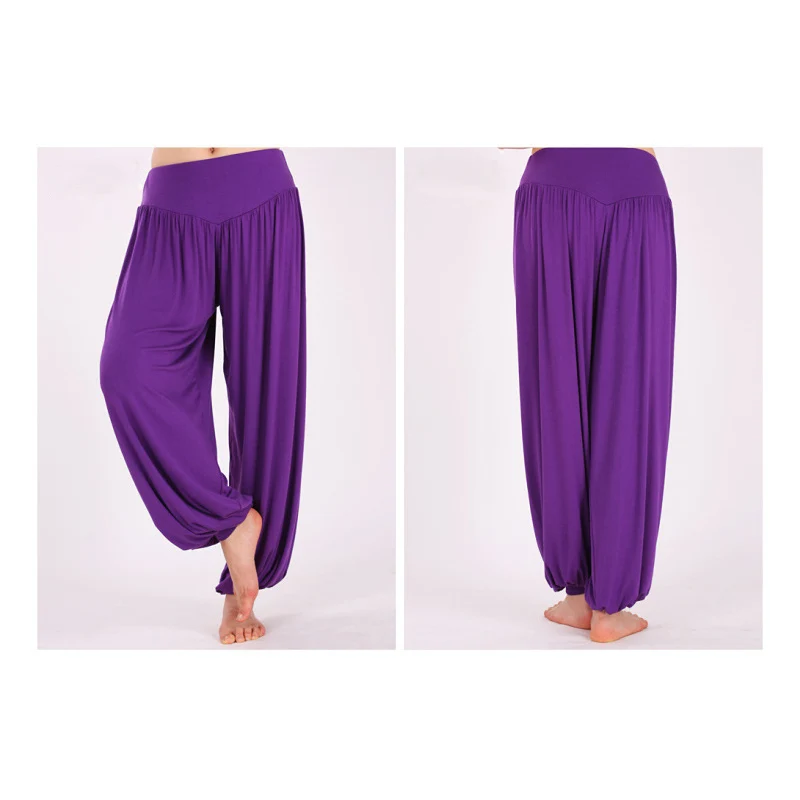 Women Comfy Harem Loose Long Pants Belly Dance Cas...