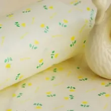 200 желтый зеленый цветок Сэндвич Оберточная Бумага, еда, гамбургер упаковка жиронепроницаемая бумага YN-100508