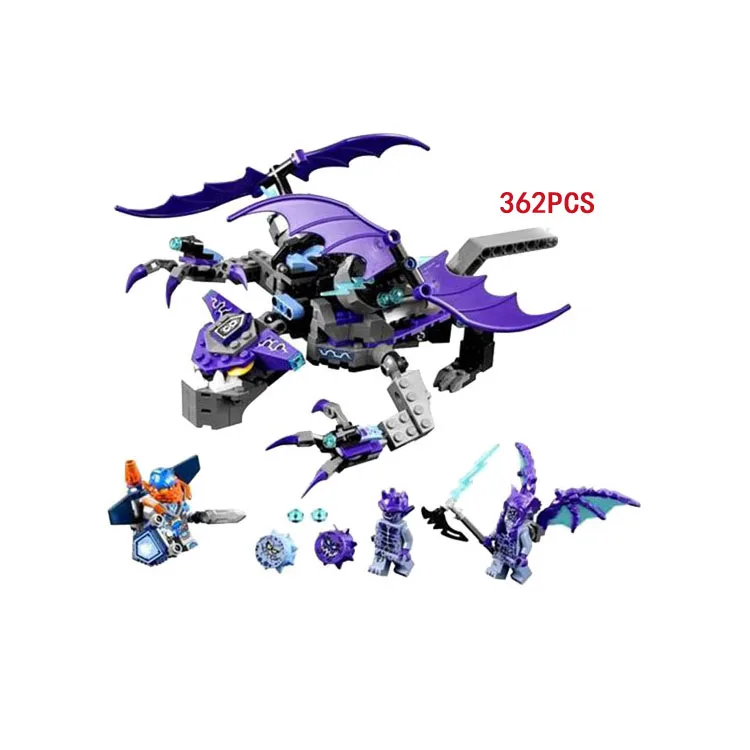 

2018 next cavalier nexus knights The Heligoyle dragon building block Clay devil figures bricks Lepine 70353 DIY toys for boy
