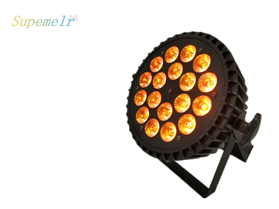 

2019 NEW 18x15W RGBWA 5in1 Aluminum Alloy LED Par Light DMX512 Stage Lights Or Party KTV Disco DJ Lamp