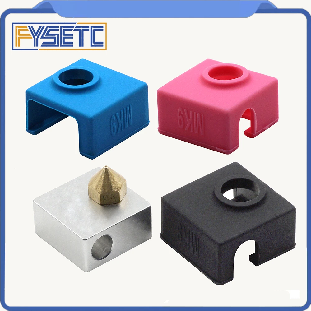 Calcetines aislantes de silicona réplica Anet Prusa Tronxy, cubierta de bloque calefactor, MK7/ MK8/MK9, 1 unidad|heater block|block heaterprusa mk8 - AliExpress