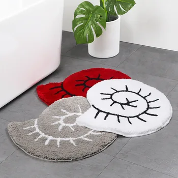 

round bath mats scallop snails anti slip rug for bathroom in the kitchen home decoration water absorption cat carpet DW019