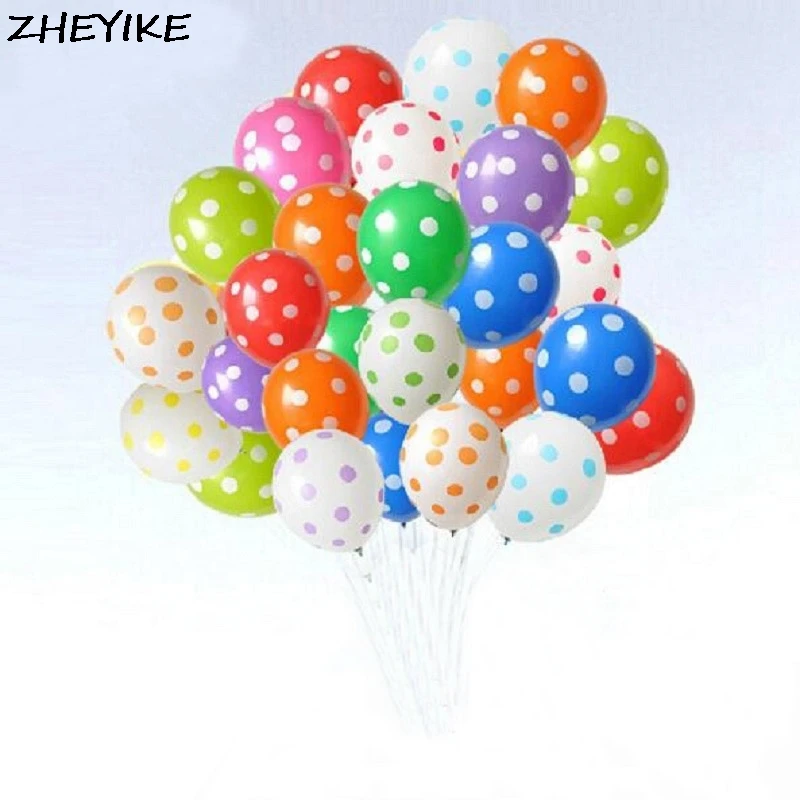 ZHEYIKE 12 дюймов шары из латекса Globos Воздушные Свадьба для украшения детского душа
