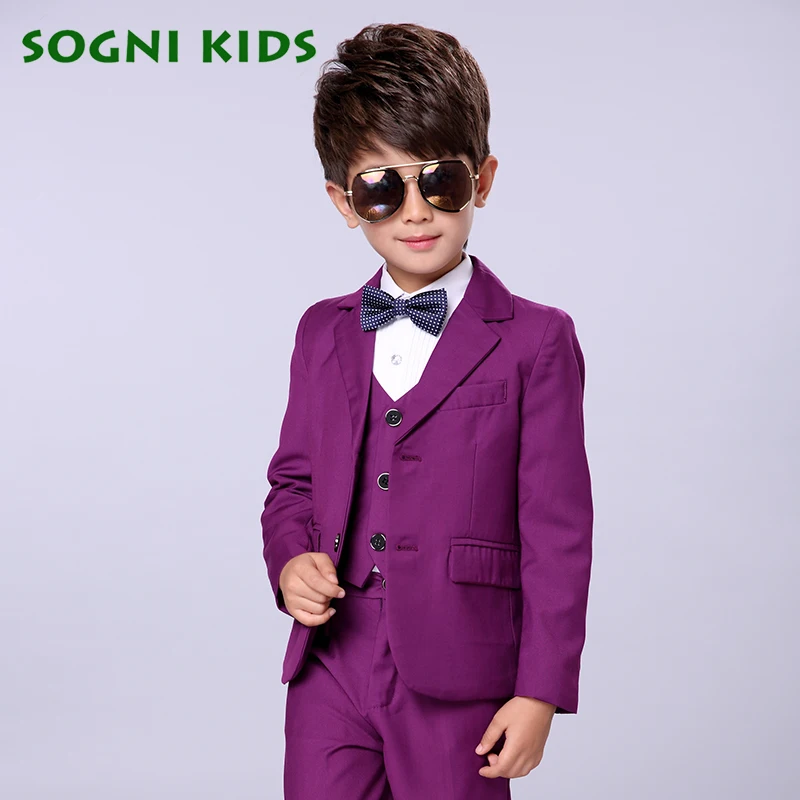 3 шт. Обувь для мальчиков Костюмы свадеб Enfant GARCON Mariage Блейзер бег Гарсон Дети