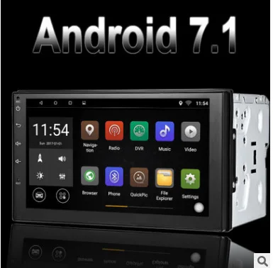 

AmfoDVR 7' IPS Screen 2 Din Car Radio Android 7.1 Car DVD Player Autoradio Multimedia GPS Navigation Double Din Universal