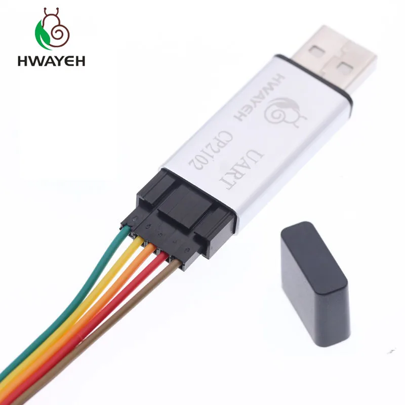 Алюминиевый корпус CP2102 USB 2,0 к ttl UART модуль 6Pin последовательный преобразователь STC Замена FT232 модуль Поддержка 5 В/3,3 В для arduino