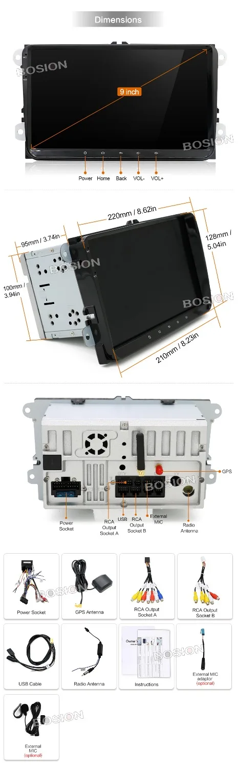 Excellent 2 Din 9" Android 7.1 Quad Core Car Head Unit Radio for vw Volkswagen Golf Plus Passat CC Touran Tiguan Sharan Skoda Seat 2 Excellent 2 Din 9" Android 7.1 Quad Core Car Head Unit Radio for vw Volkswagen Golf Plus Passat CC Touran Tiguan Sharan Skoda Seat 2