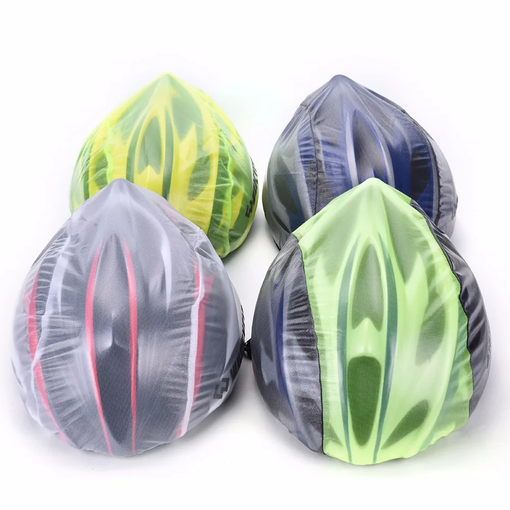 Windproof Waterproof Dust-proof Rain Cover MTB Road Bike Helmet Cover Bicycle Cycling Helmets Covers