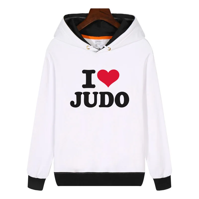 Японский художественный принт Judo с надписью I Love толстовки для мужчин и женщин