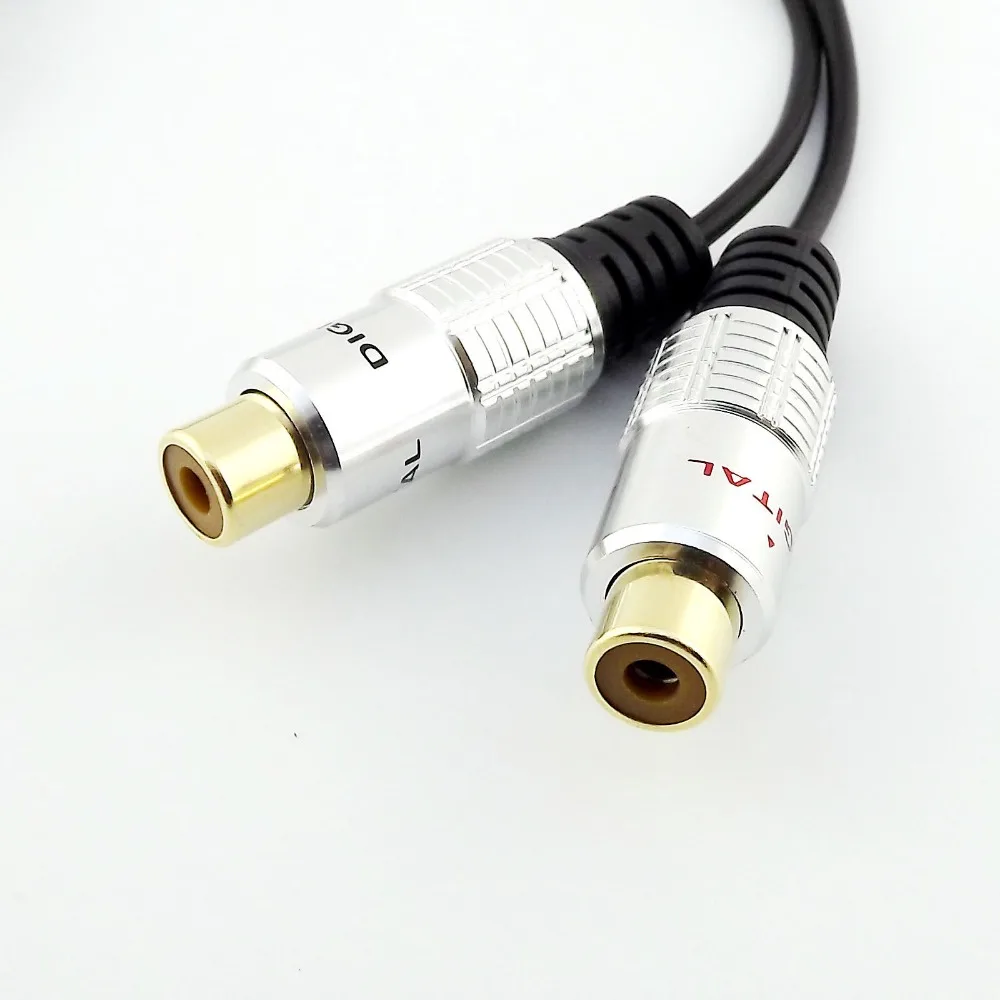 1 шт. 3 5 мм штекер стерео в 2 Twin RCA Phono гнездо AV аудио адаптер кабель 25 см|plug stereo|rca