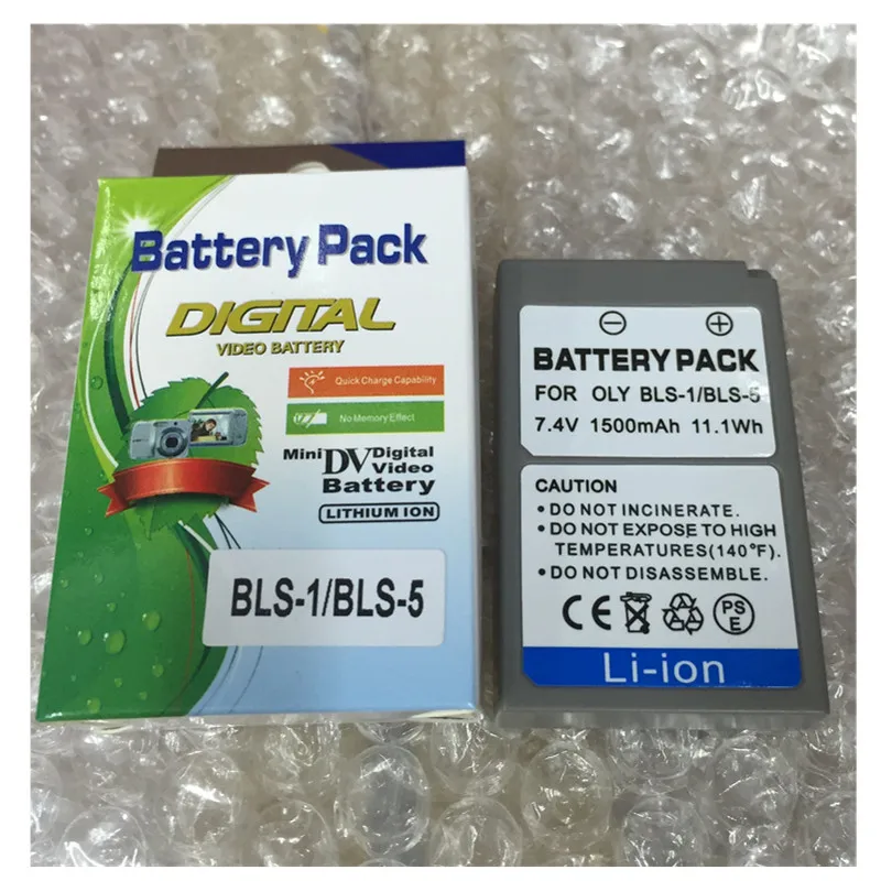 PS BLS5 BLS 5 lithium batteries BLS50 Digital camera battery BLS 5 For