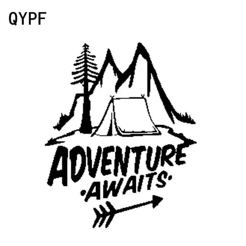 Виниловая наклейка для автомобиля QYPF 14 5 см * 16 3 украшение кемпинга красивая на