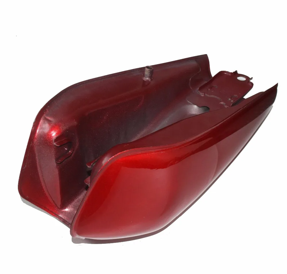 Красный 9L 2,4 галл. универсальный металлический Топливный бак газа для Honda CG125 Кафе Racer