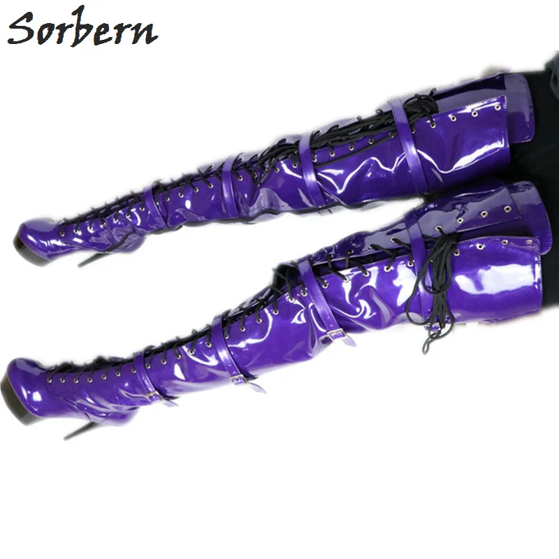 zapatos morados mujer
