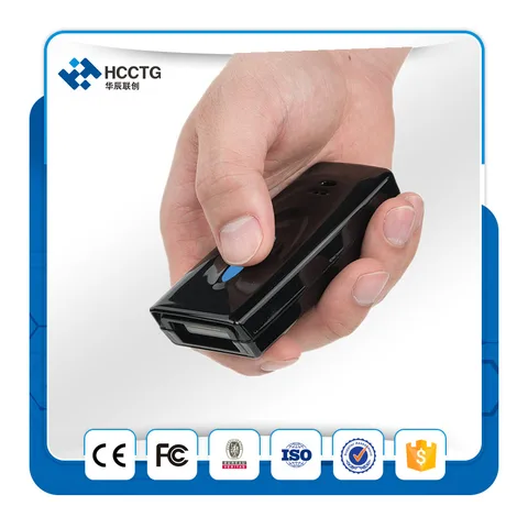 Scanner de Código de Barras com 32 Mini Bluetooth Wireless Handheld m Memória Hm5-l-b 1d