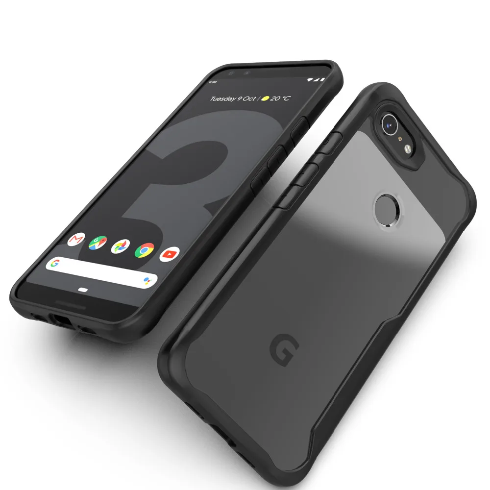 

Transparent soft TPU Shockproof Back Cover For Google Pixel 3 lite XL Silicone Clear Case For Pixel 3 XL Lite Business Armor
