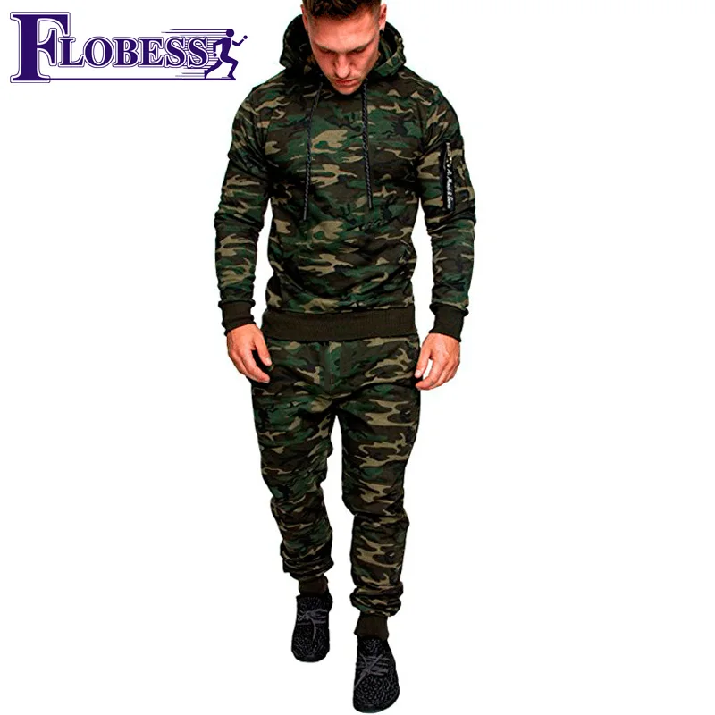 

New 2018 Autumn Winter Sets Men Outdoor Sports Leisure Camouflage Thermal Sublimation Suit Man Camping Hiking Sportswear