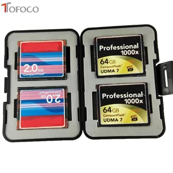 

TOFOCO Storage Slim Card Holder Box Memory Card Case MC-SDMSD 12 Slots Waterproof 4SD+4CF+4TF SD CF SDHC Card
