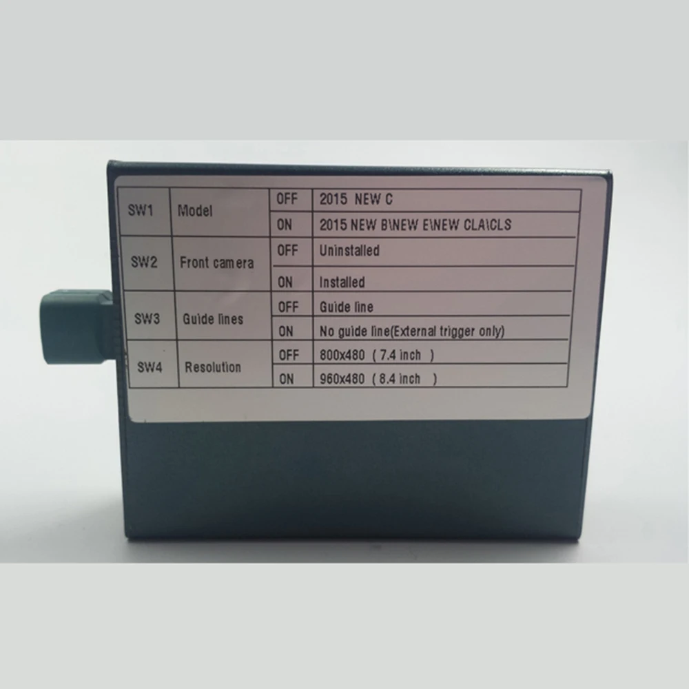 Includes Rear View Camera Car Smart Camera Video Integration Interface For Mercedes W205 With Parking Guidelines