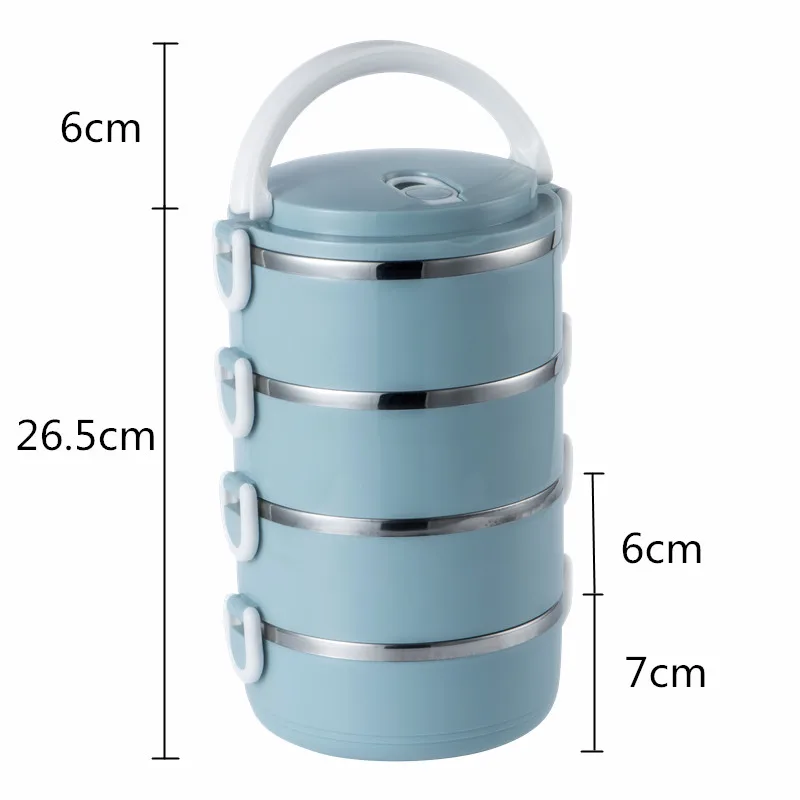 3/4 слоя Нержавеющая сталь микроволновая печь Коробки для обедов с сумкой Термальность для Еда контейнеры герметичные бенто Ланч-бокс для школьный спортивный костюм