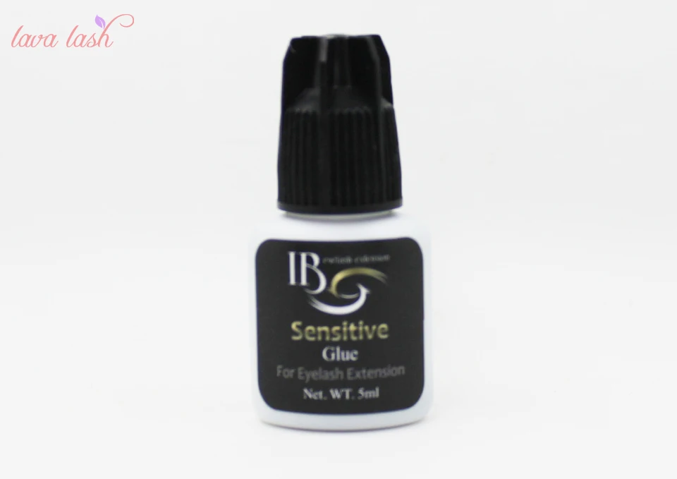 

Free Shipping i-beauty Ibeauty 1 bottle IB Sensitive Glue Professional Individual eyelash extensions glue black cap 5ml/bottle