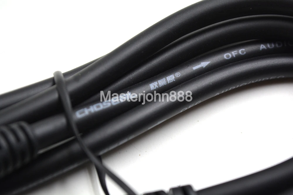 Аудиокабель Choseal моно 6 35 мм штекер RCA папа Aux кабель для микшерной консоли MP3
