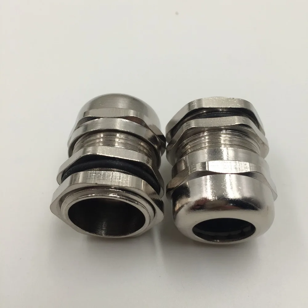 1pcs Stainless Steel 6.0 12.0mm M20 Cable Gland Connector with Locknut