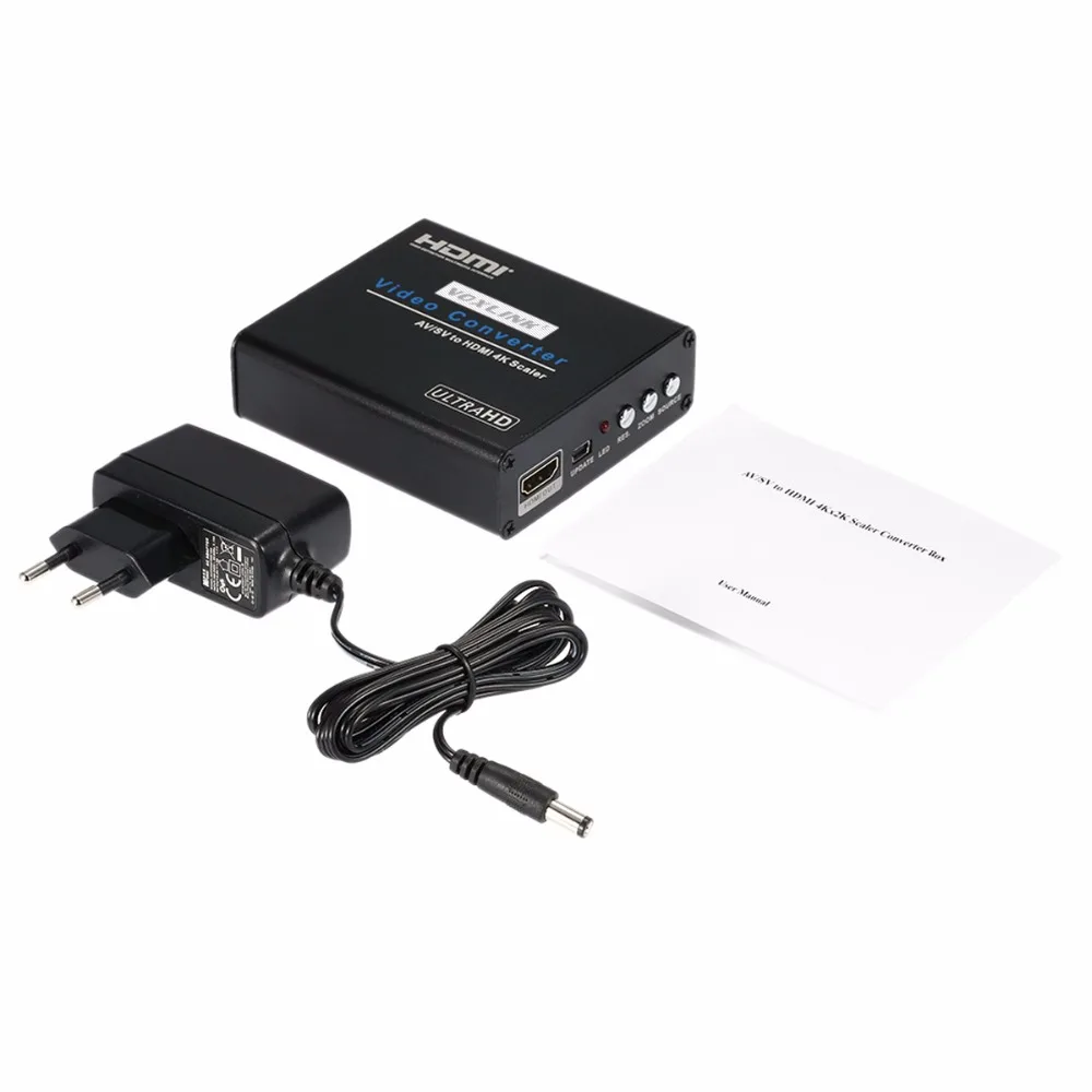 1080 P HD Video Converter 4 К * 2 HDMI AV CVBS RCA аудио видео скейлер конвертера для HDTV PS проектор|hd