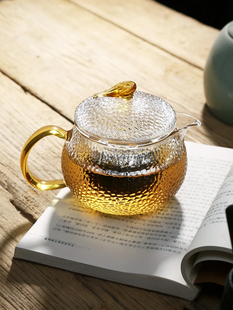 Стеклянный высокотемпературный чайник устойчивый чайник маленький бытовой кунг-фу чай термостойкий китайский чайник черный чай Специальный чайный набор