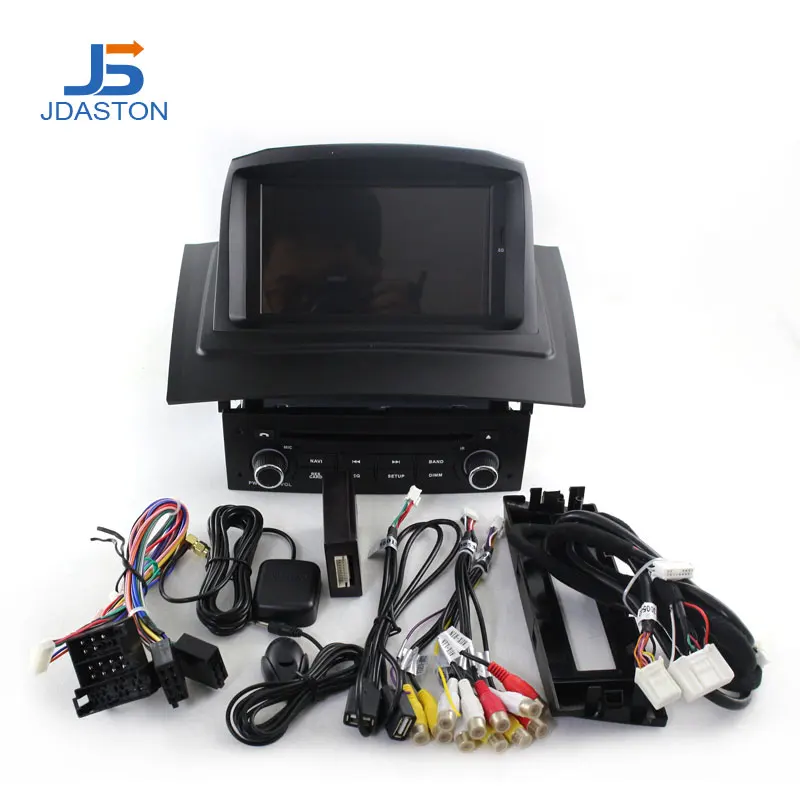 JDASTON Android 9,1 reproductor Multimedia para auto RENAULT Megane Fluence 2002-2008 WIFI GPS navegación 1 Din Car Radio estéreo DVD SD
