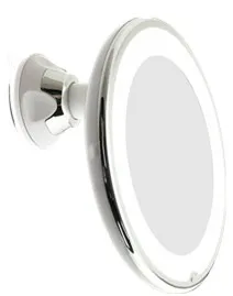 10X vanity mirror wall bathroom mirror smart magnifying LED makeup illuminated magnifier wall mirror for bathroom table round 10X vanity mirror wall bathroom mirror smart magnifying LED makeup illuminated magnifier wall mirror for bathroom table round