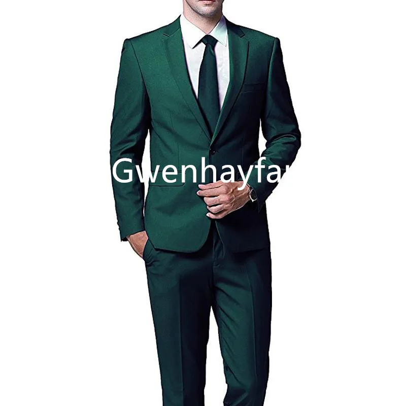 Dark-Green-Evening-Party-Men-Suits-for-Wedding-Prom-Wear-Two-Piece-Jacket-Pants-Trim-Fit (1)