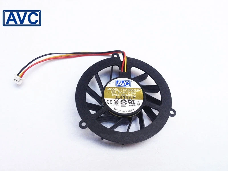 1pcs  F4510B05MP DC5V 0.35A 3 wire notebook ultra-thin silent cooling fan