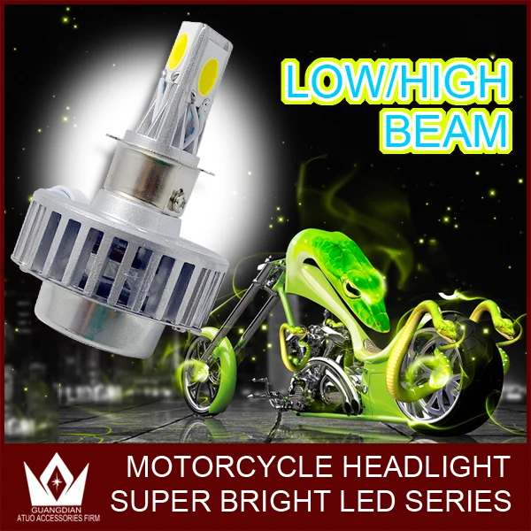 

Night Lord M3H 2500LM  Lo 18W, Hi 24W COB LED Headlight 6000K 6~36V COB LED Motorcycle Headlight light lamp free shipping