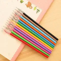 Продажа 12 шт./компл. красочные гелевая ручка заправки Школа Офис студенты Канцелярские подарков