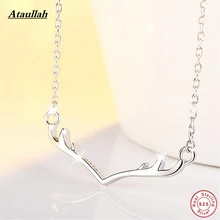 Nuevo Diseño de Plata de ley 925 Collar de cuerno de Venado de Navidad Colgante, Collar Regalo de La Joyería Marca Ataullah NWP403