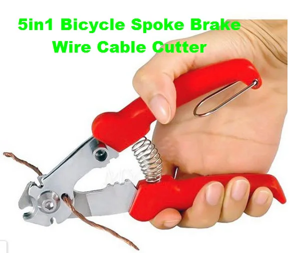 5in1 велосипедная перекладина тормозной провод кабель Резак для шлангов плоскогубцы для Велосипедный переключатель обмотка гибкого троса ручного тормоза говорил Scissor ремонт велосипедов Инструменты