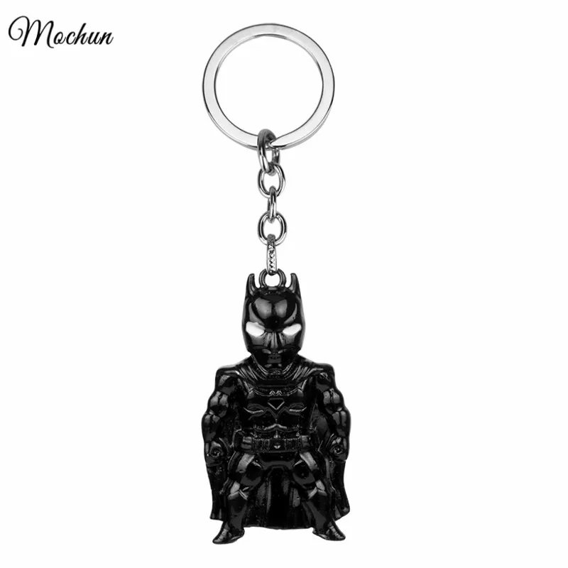 MQCHUN The Dark Knight Batman Keychain Figure Model Metal Pendant
