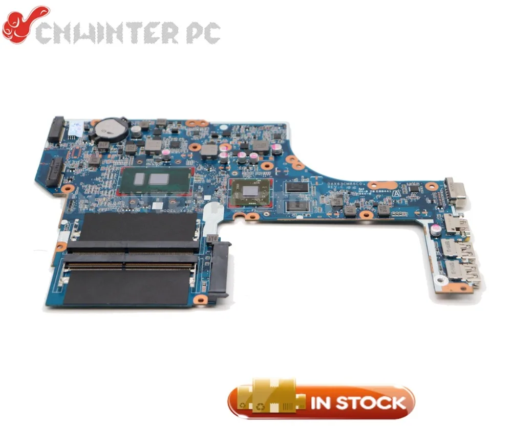 NOKOTION для HP Probook 450 G3 материнская плата ноутбука SR2EY I5-6200U CPU R7 M340 GPU 828423-001 DAX63CMB6C0