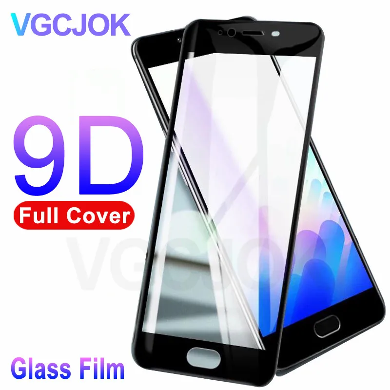 

9D Full Cover Screen Protective Glass For Meizu M3 M5 M6 Note Pro 7 Plus M3S M3E M5 M5S M5C M6 M6S M6T Tempered Glass Film Case