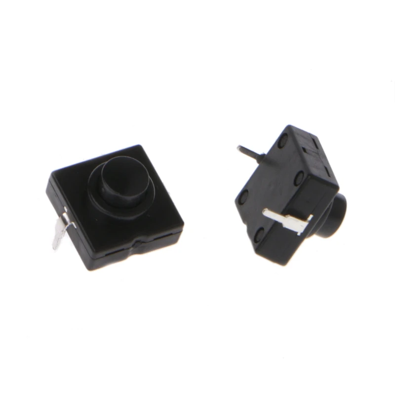 

OOTDTY 10PCS Flashlight Button Switch 1A 30V CB-1212-112D 2Pin Ultra-Thin Middle of the feet