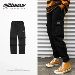 Nelly 2019 летние высококачественные повседневные рабочие штаны Harajuku ретро мужские тактические военные штаны брюки из Харлана