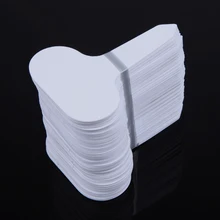 100Pcs/Lot T-type Plastic Plant Tag Marker Gardening Label Plant Flower Nursery Label Tag Thick Tags White Color 100pcs thicken gardening flower label plant label succulent plastic label flower brand gardening label
