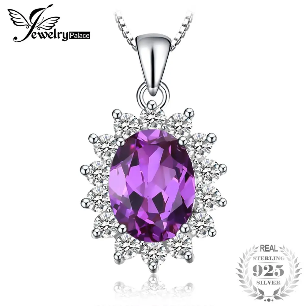 Jewelrypalace Princess Diana 32Ct Created Alexandrite Sapphire Pendant Necklaces 925 Sterling Silver Not Include The Chain huismerk kopen in de aanbieding Jewelrypalace Princess Diana 32Ct Created Alexandrite Sapphire Pendant Necklaces 925 Sterling Silver Not Include The Chain huismerk kopen in de aanbieding