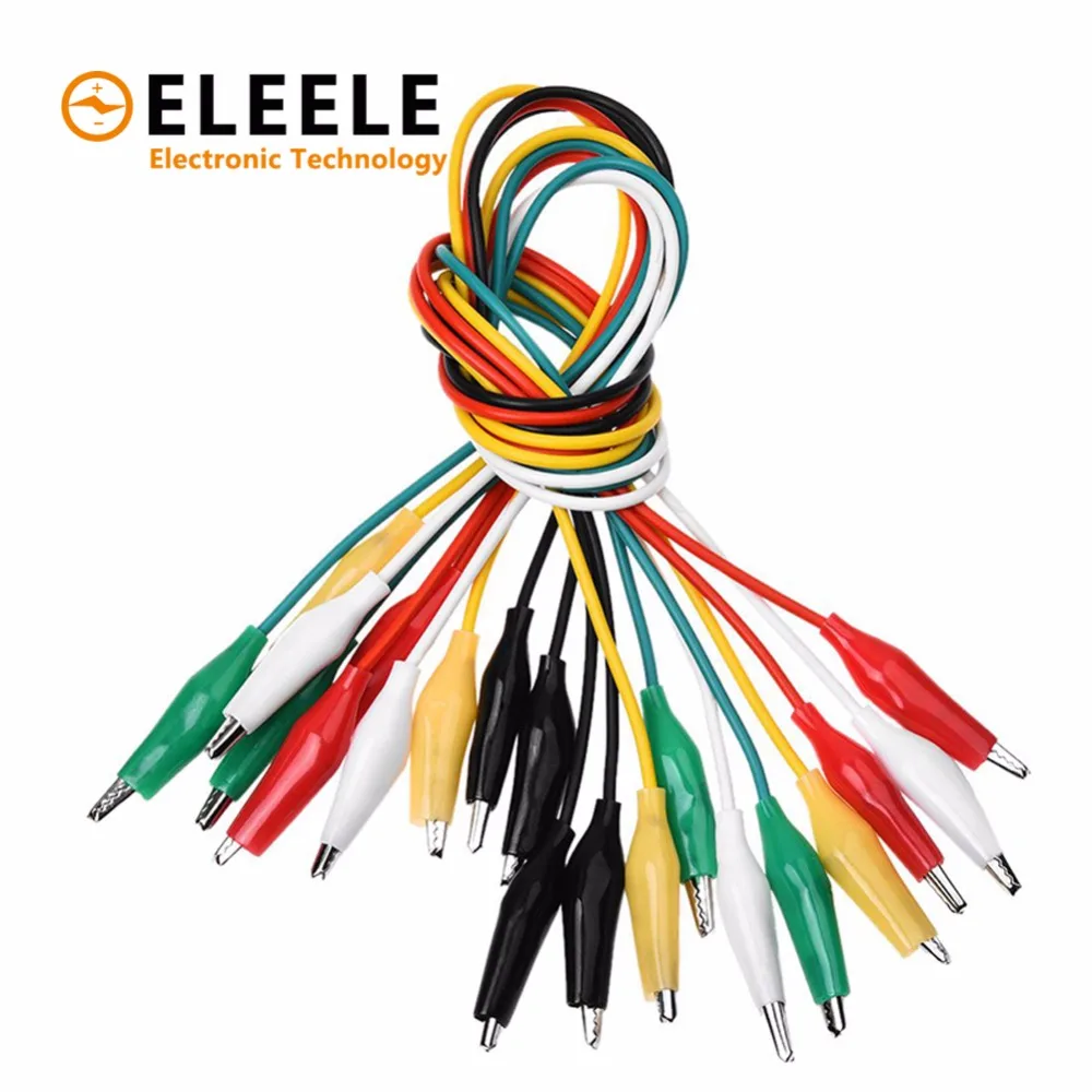 Brand 10PCS Alligator Clips Electrical DIY Test Leads Alligator Double-ended Crocodile Clips Roach Clip Test Jumper Wire DX35 Brand 10PCS Alligator Clips Electrical DIY Test Leads Alligator Double-ended Crocodile Clips Roach Clip Test Jumper Wire DX35