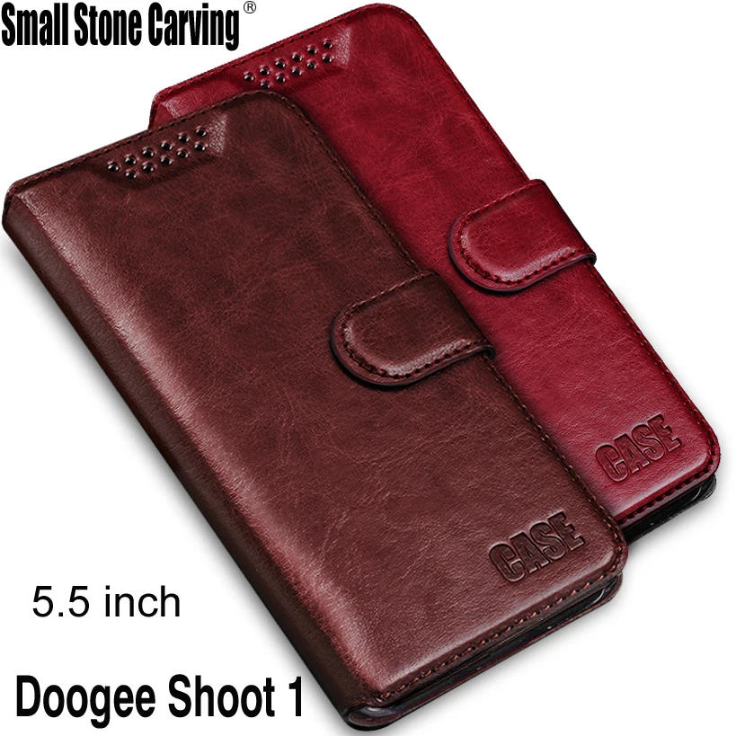 

Luxury Phone Protective Mobile Fundas Case For Doogee Shoot 1 Shoot1 Flip Cover Coque Wallet Leather Bag Skin For Doogee Shoot 1