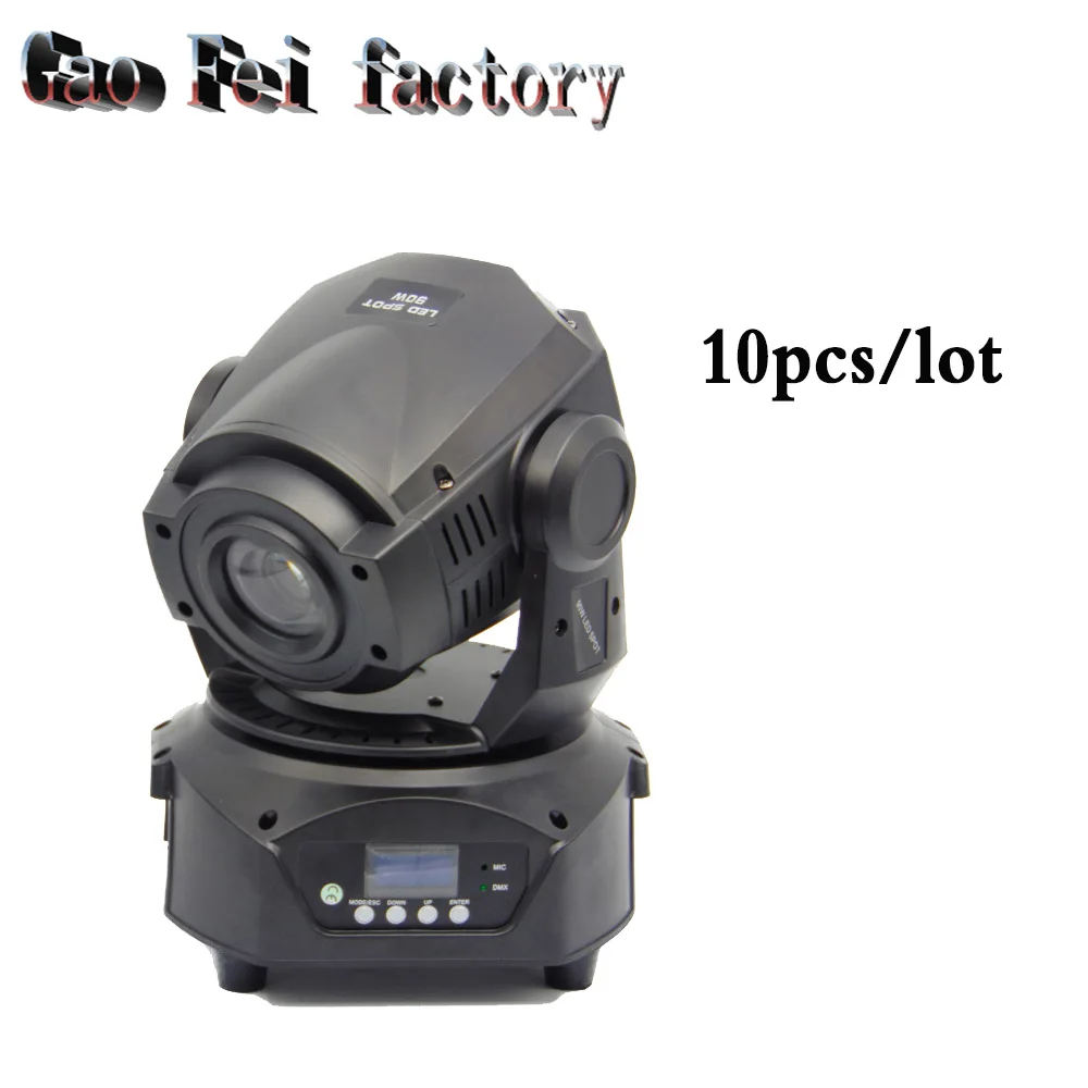 

Disco DJ lighting 90W LED Gobo Moving Head Light 3-facet prism 90w Spot Lighting DMX512 for Wedding Party Concert Events