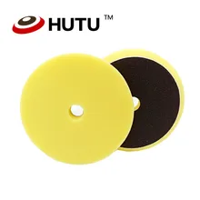 Автомобильная полировальная Подушка 150 мм 6 дюймов круглая губка пены для спонж с разными поверхностями для маникюра воском аксессуары желтый средний режущий диск
