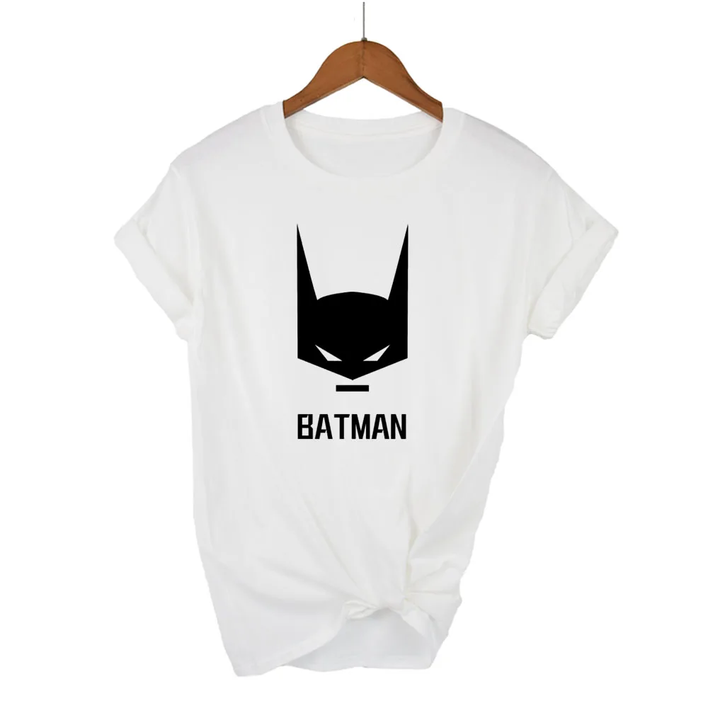 

Funny Costums Couple Set T-shirt "Batman and Cat Women" Present Ideas for Couples Lovers for Newlyweds Partners Top Tee Unisex