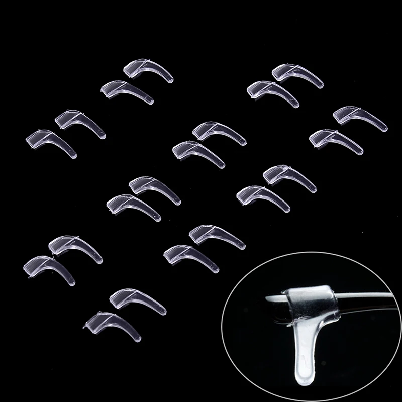 10pairs/set Ear Grip Hooks Anti Slip Holder Silicone Glasses Ear Hooks